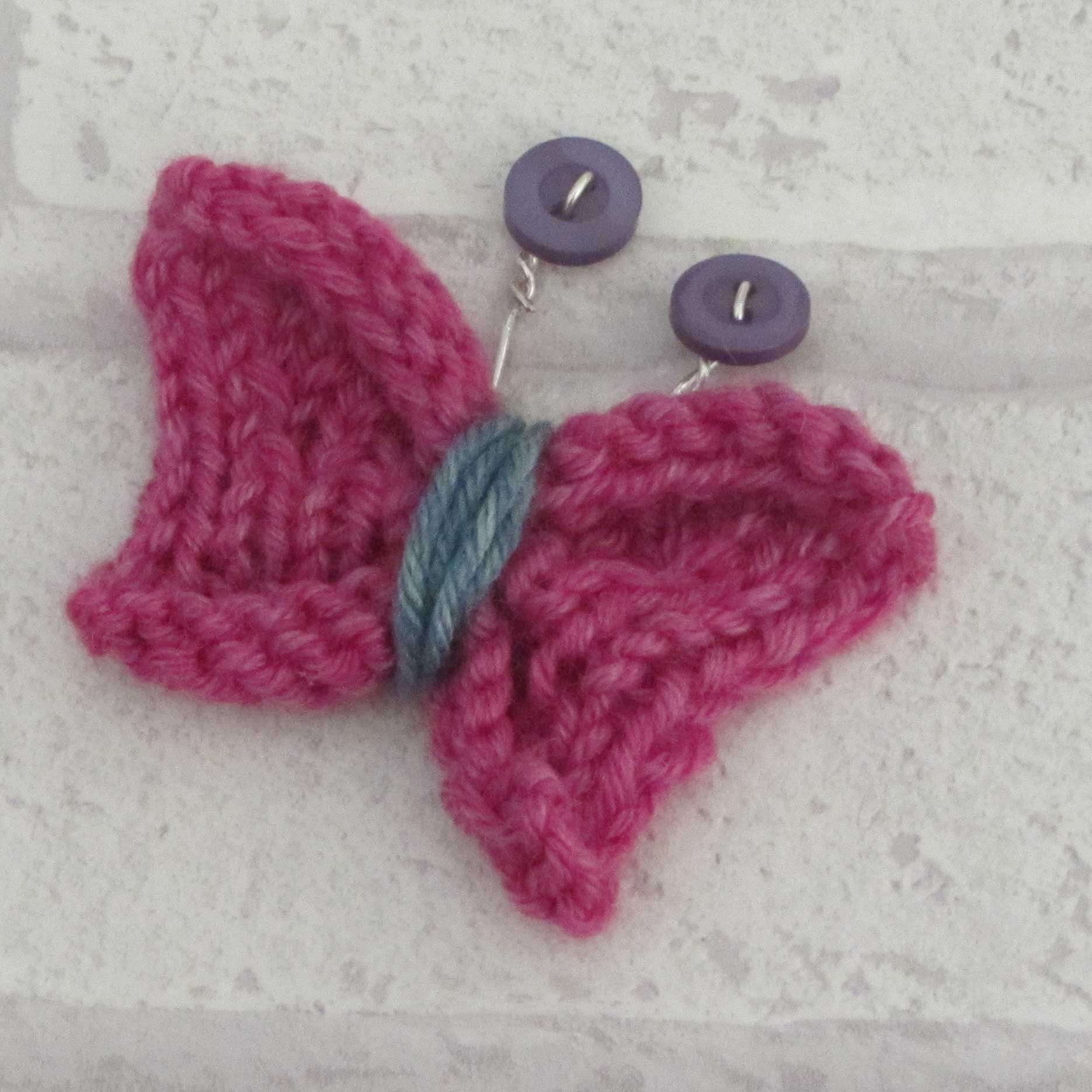 knitted butterfly tutorial2