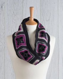 arch window crochet infinity scarf1 montage jane burns