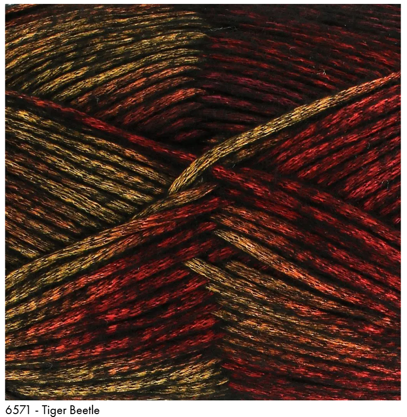 king cole firefly yarn review by jane burns tiger beetle shade