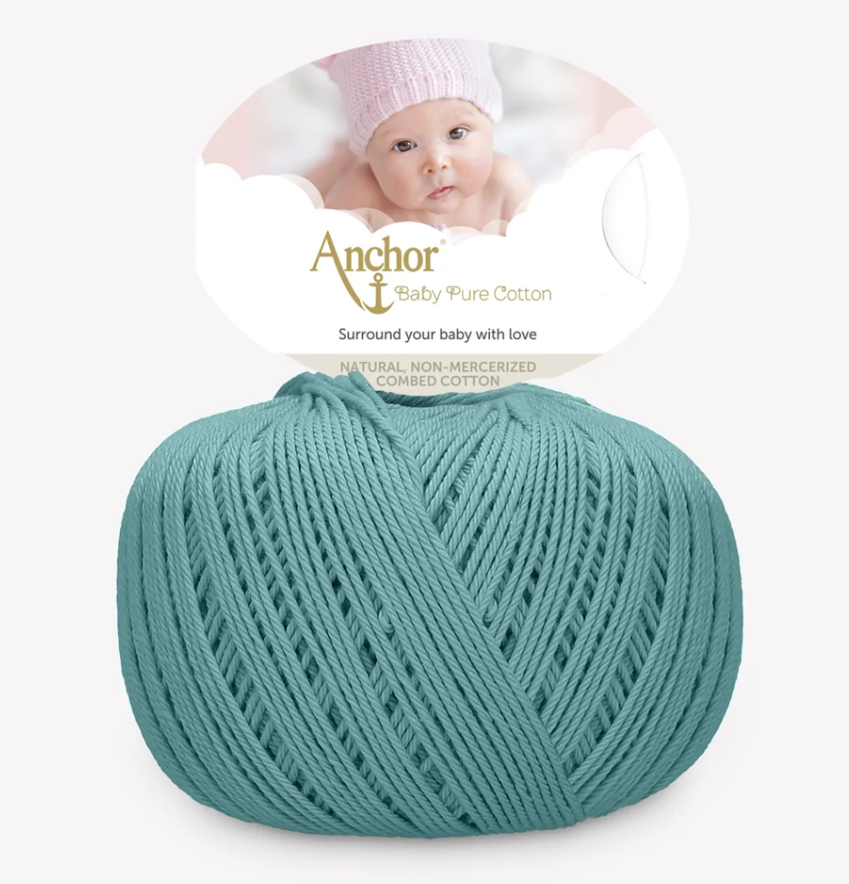 Anchor Pure Baby Cotton is a great natural fibre choice for Baby projects