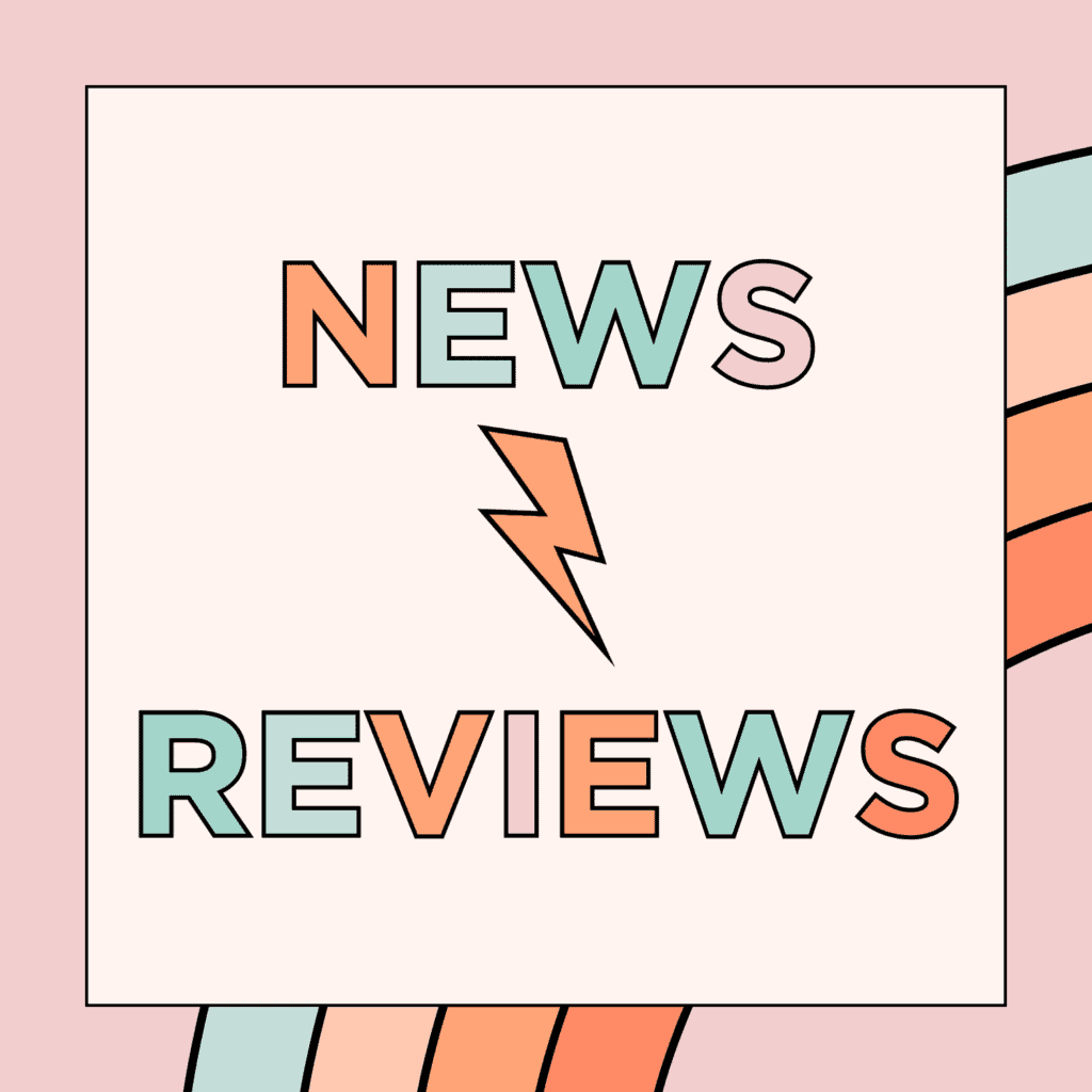 words news and reviews for landing page graphic for jane burns knitting and crochet