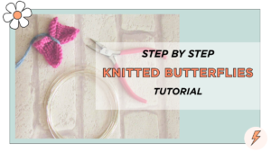 step by step knitted butterfly tutorial, free butterflies knitting pattern with photos jane burns