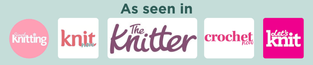 Jane Burns knitting and crochet patterns as seen in Simply Knitting, Knit Now, The Knitter, Crochet Now and Let's Knit magazines