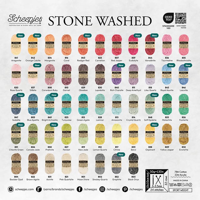 scheepjes stone wash colour chart jane burns designs