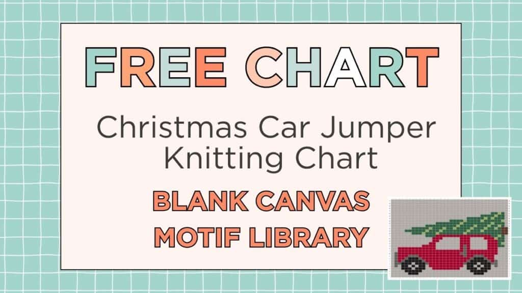 Free Christmas Car Jumper Knitting Chart for the Blank Canvas Baby Sweater 8 christmas car jumper knitting chart