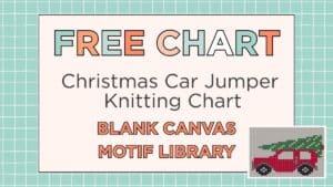 Free Christmas Car Jumper Knitting Chart for the Blank Canvas Baby Sweater 1 christmas car jumper knitting chart