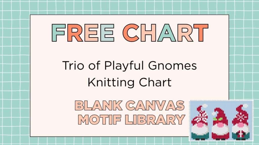 Free christmas gnome knitting patterns showing The Three Wise Gnomes, Pip Harold and Sidney on one baby jumper, Blank Canvas Baby Sweater