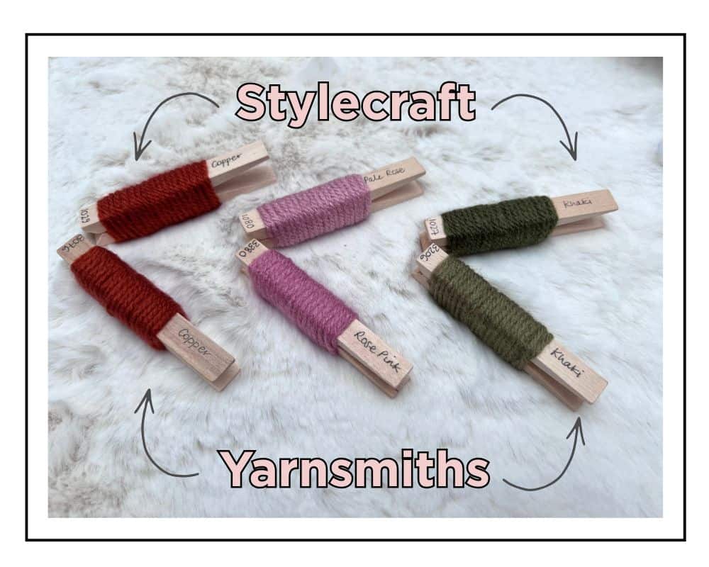 yarn substitution chart uk knitting yarn shade comparison tool 