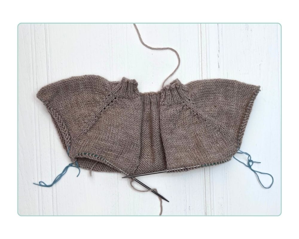 how to knit a top down cardigan for kids