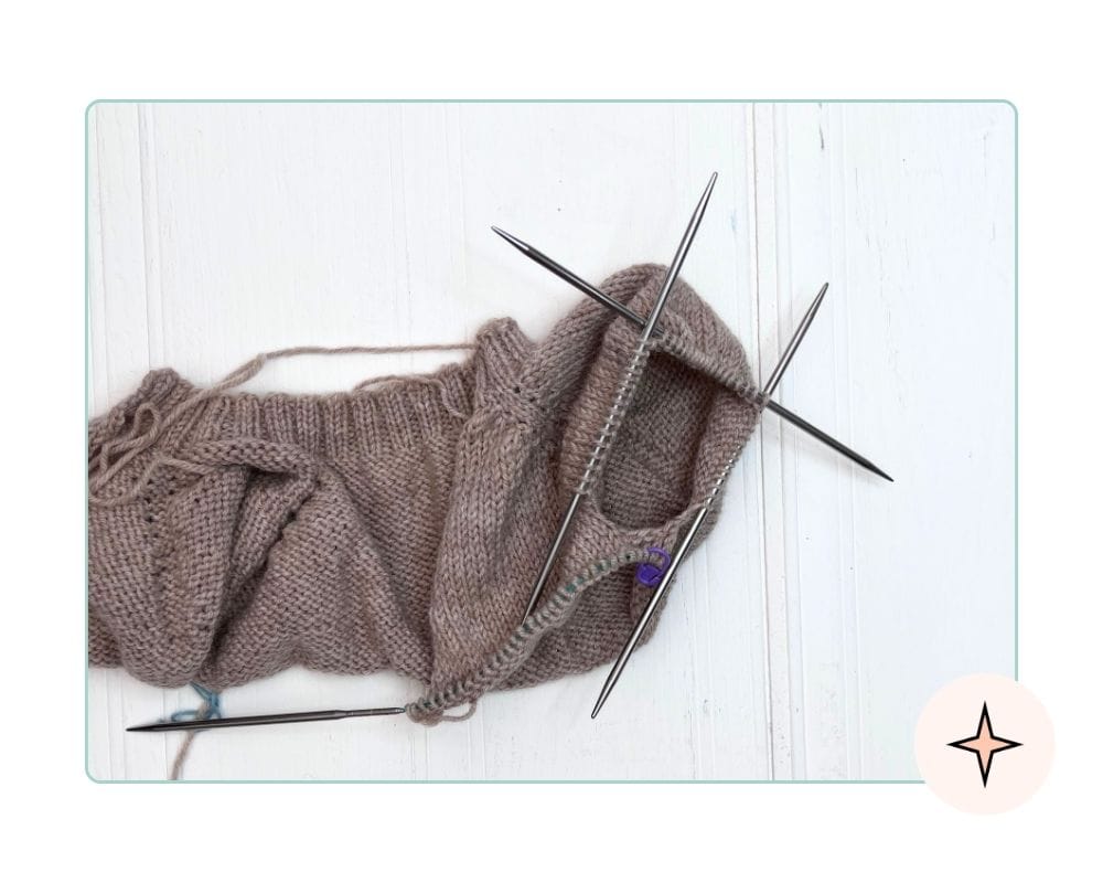 how to knit a top down cardigan for kids