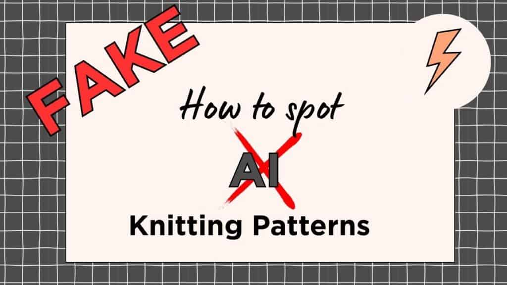 how to spot fake ai knitting pattern by jane burns featured image