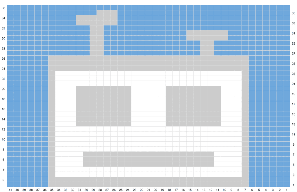 free robot baby bib knitting pattern, chart jane burns 